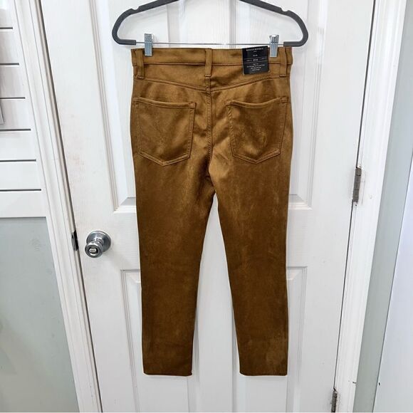 Banana Republic High Rise Vegan Suede Ankle Length pant- color "Horse Hair" NWT - Picture 13 of 13